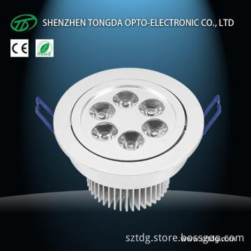 hot sale CE ROHS 3inch 6W LED Downlights 500Lm,30Deg,70-75Ra,